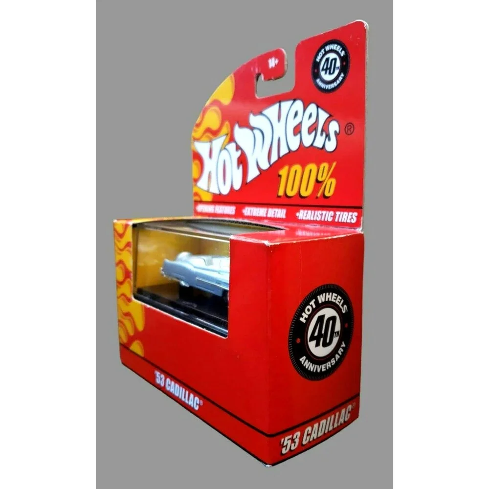 2008 100% Hot Wheels '53 CADILLAC ELDORADO CONVERTIBLE Silver 40Th. Anniversary